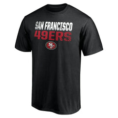 San Francisco 49ers Logo Fade Out T-Shirt - Black T-shirts