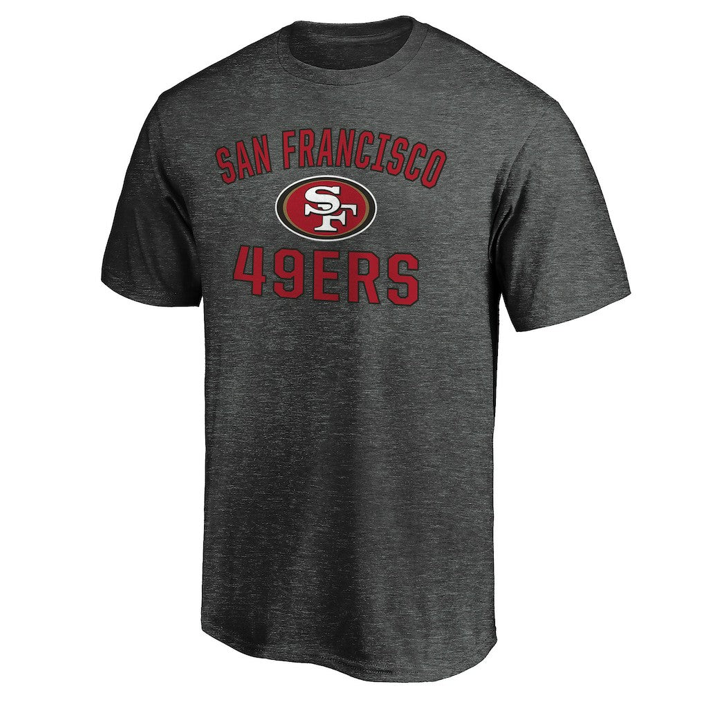 San Francisco 49ers Victory Arch T-Shirt - Heather Charcoal T-shirts