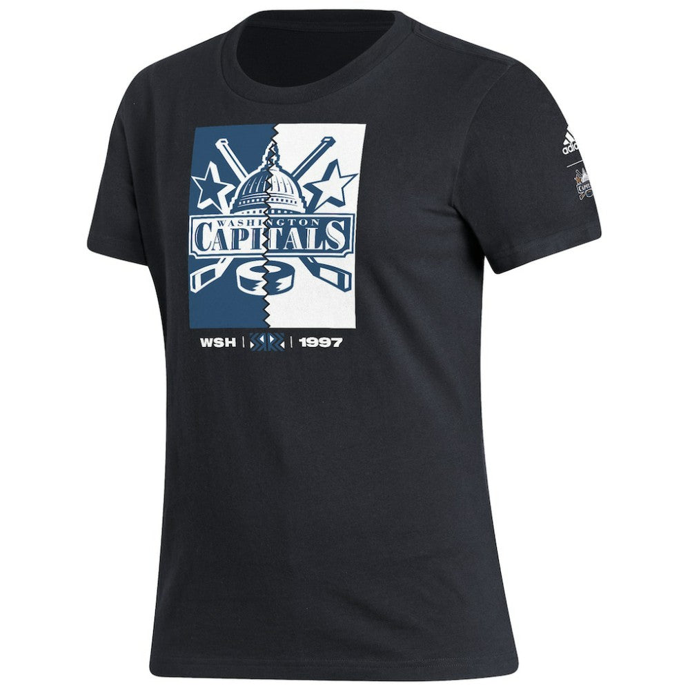 Washington Capitals adidas Women's Reverse Retro 2.0 Playmaker T-Shirt - Black | US 4712188