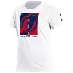 New Jersey Devils adidas Women's Reverse Retro 2.0 Playmaker T-Shirt - White | US 4712197