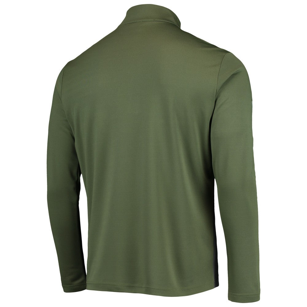 New York Mets Levelwear Delta Pursue Quarter-Zip Jacket - Olive Jackets