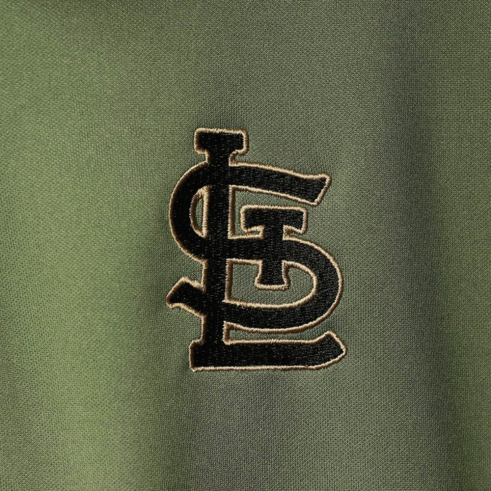 St. Louis Cardinals Levelwear Delta Pursue Quarter-Zip Jacket - Olive Jackets