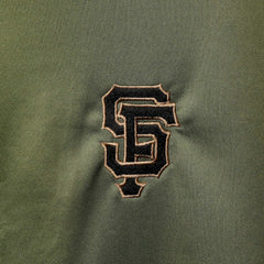 San Francisco Giants Levelwear Delta Pursue Quarter-Zip Jacket - Olive Jackets