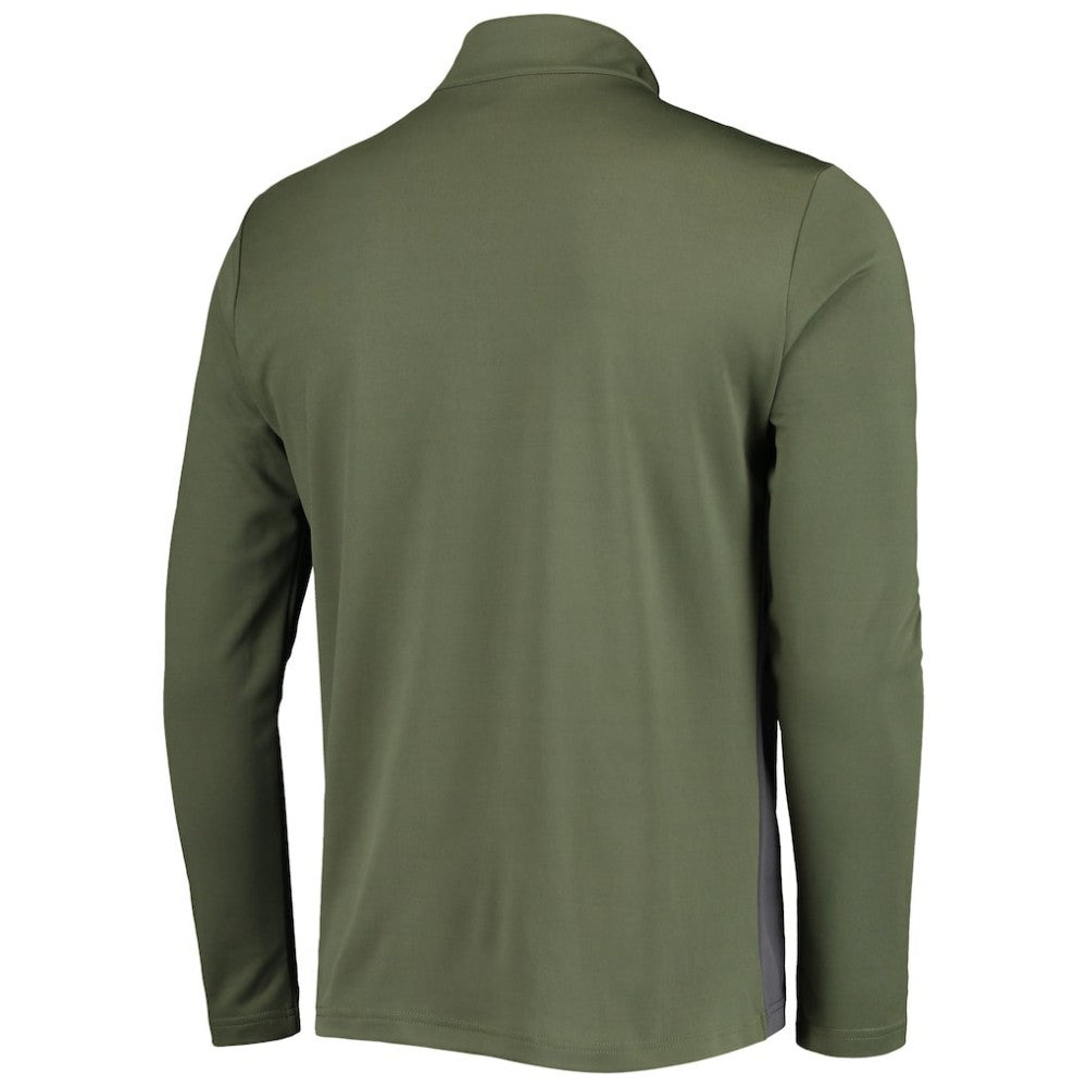 San Francisco Giants Levelwear Delta Pursue Quarter-Zip Jacket - Olive Jackets