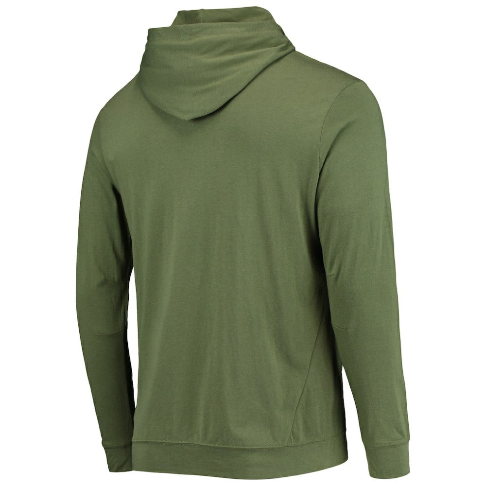 Chicago White Sox Levelwear Delta Thrive Tri-Blend Pullover Hoodie - Olive Hoodies