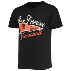 San Francisco Giants Girls Youth Team Fly The Flag T-Shirt - Black T-shirts