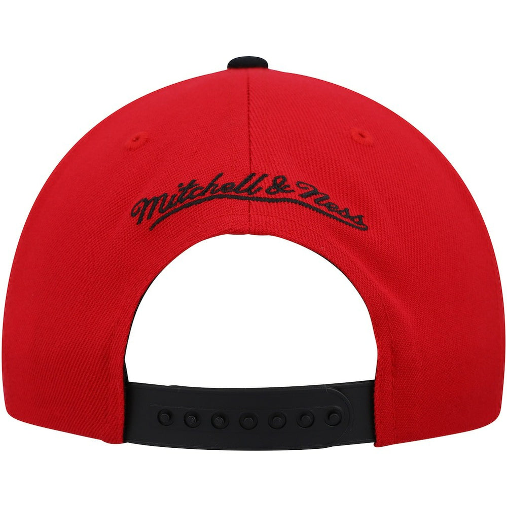 Chicago Bulls Day One Snapback Hat White/Red - Mitchell & Ness outlet