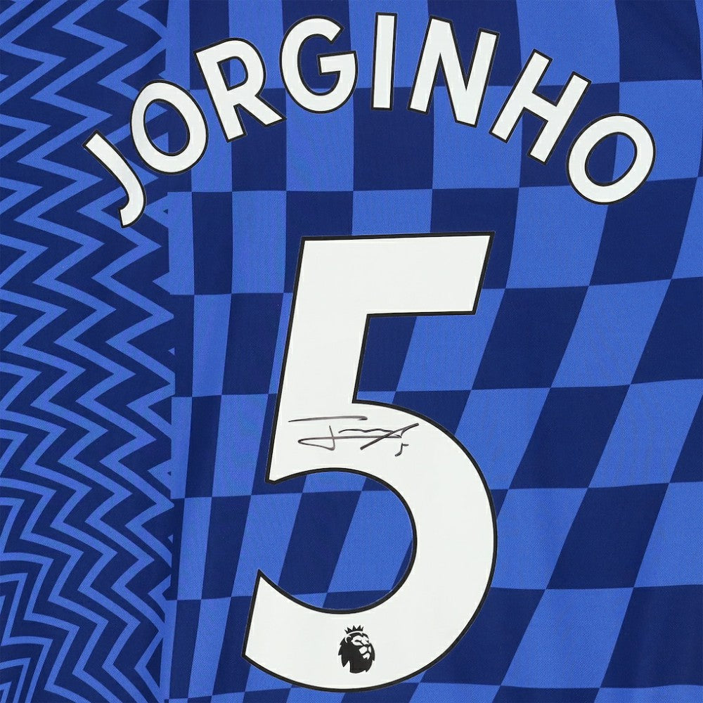 Jorginho Chelsea Autographed 2021-22 Home Jersey - Fanatics for sale