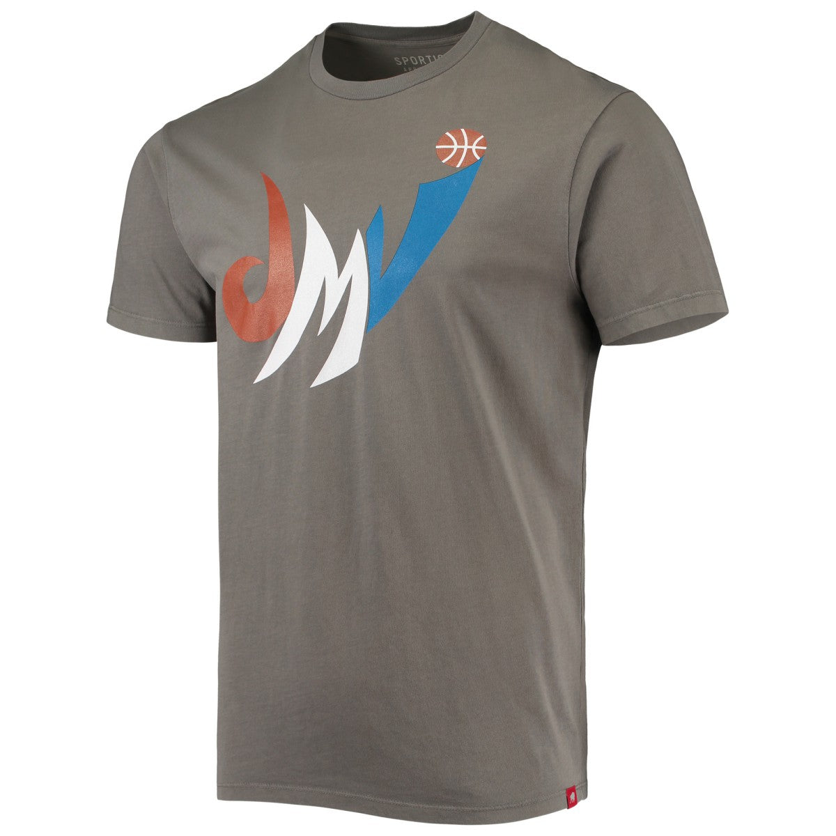 Washington Wizards Sportiqe Bingham T-Shirt Charcoal