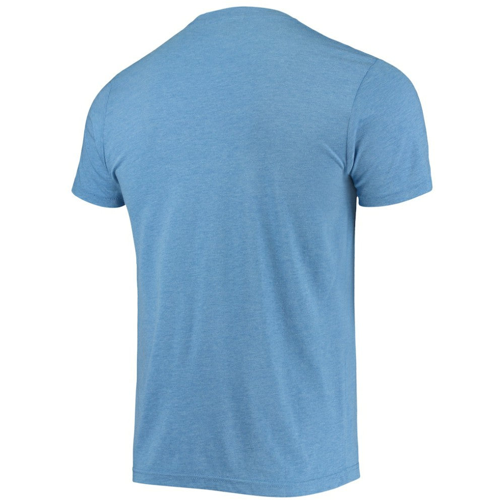 Philadelphia Phillies Homage Hand-Drawn Logo Tri-Blend T-Shirt - Light Blue T-shirts