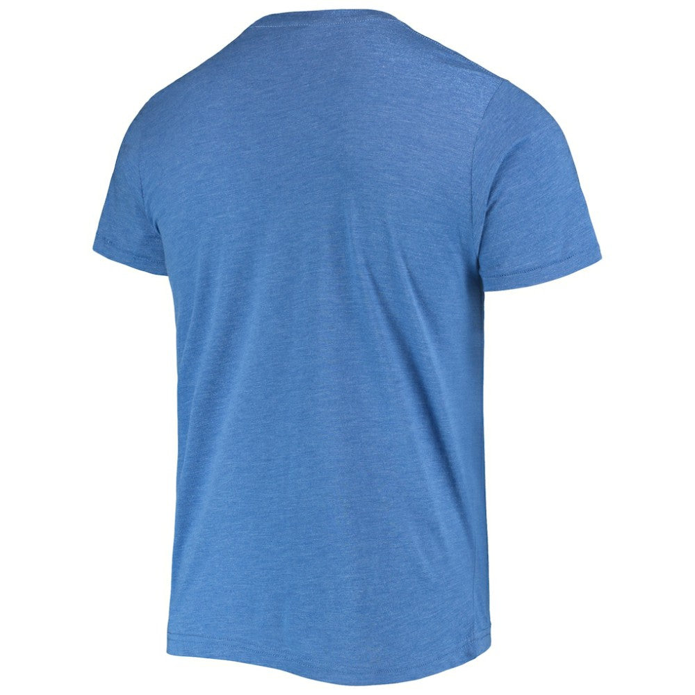 Texas Rangers Homage Hand-Drawn Logo Tri-Blend T-Shirt - Royal T-shirts