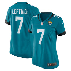 Byron Leftwich Jacksonville Jaguars Women's Retired Player Game Jersey - Teal Jerseys