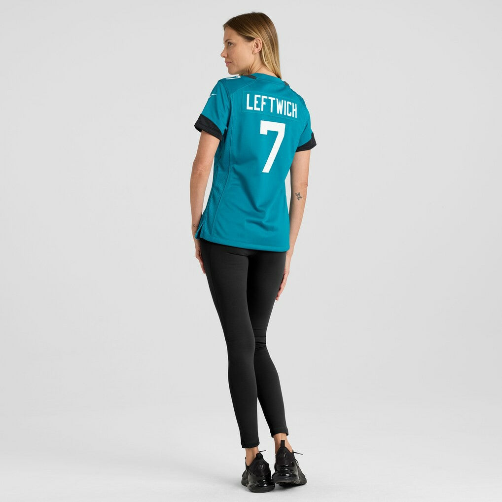 Byron Leftwich Jacksonville Jaguars Women's Retired Player Game Jersey - Teal Jerseys