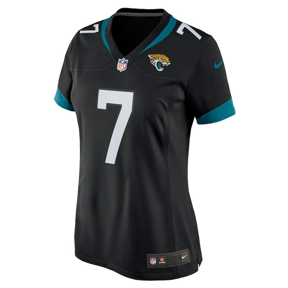 Byron Leftwich Jacksonville Jaguars Women's Alternate Retired Player Game Jersey - Black Jerseys