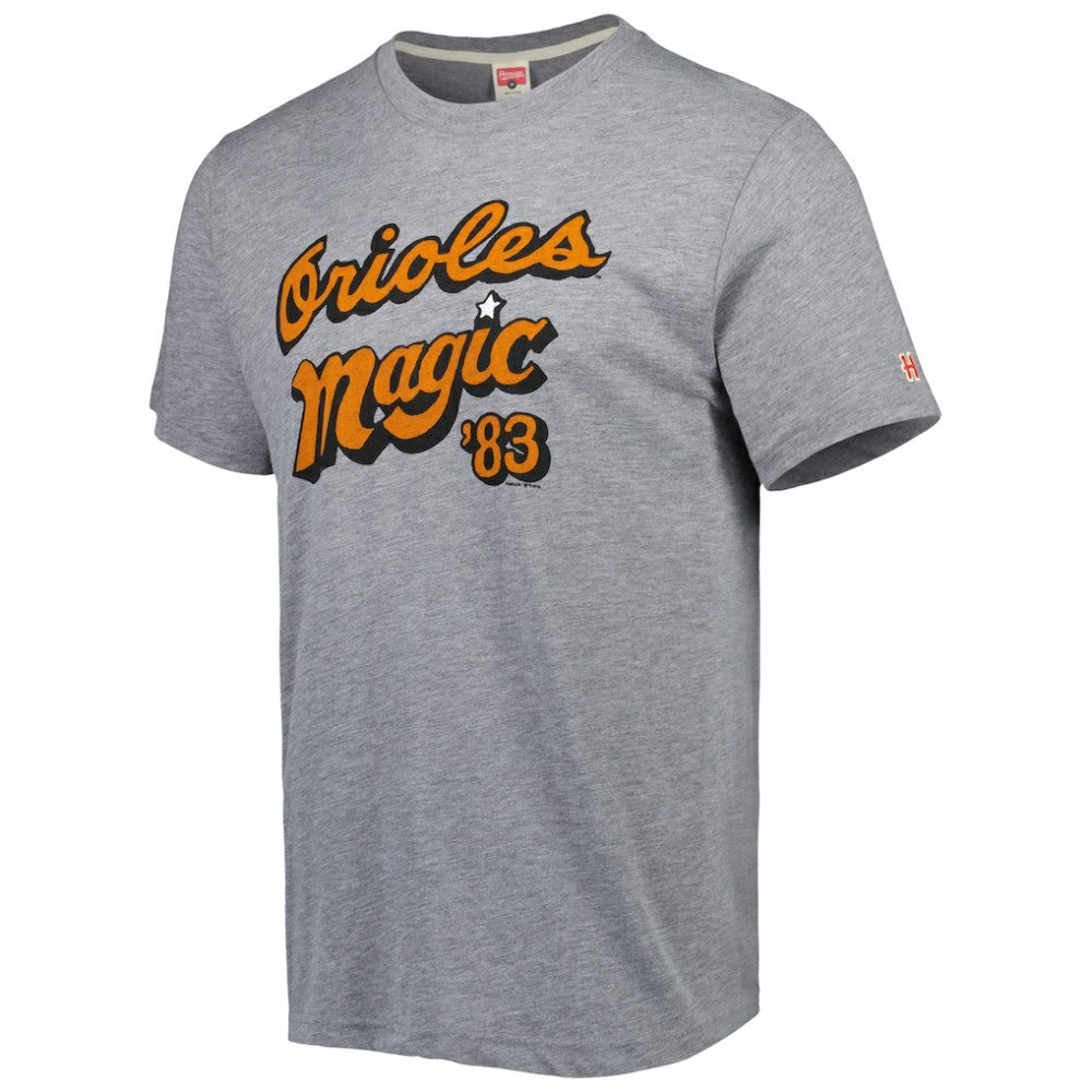 Baltimore Orioles Homage Hyper Local Tri-Blend T-Shirt - Gray T-shirts