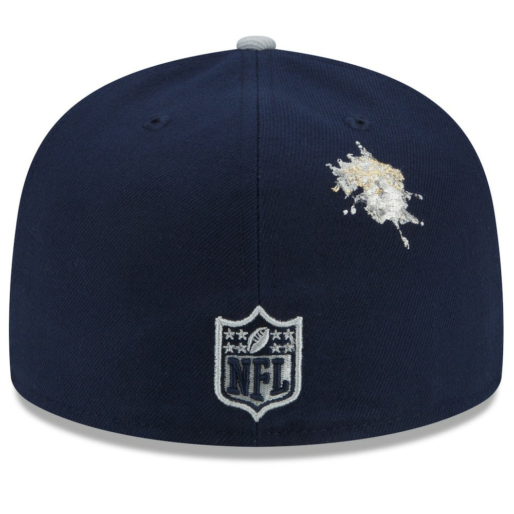 Dallas Cowboys New Era NFL x Staple Collection 59FIFTY Fitted Hat - Navy/Gray Hats