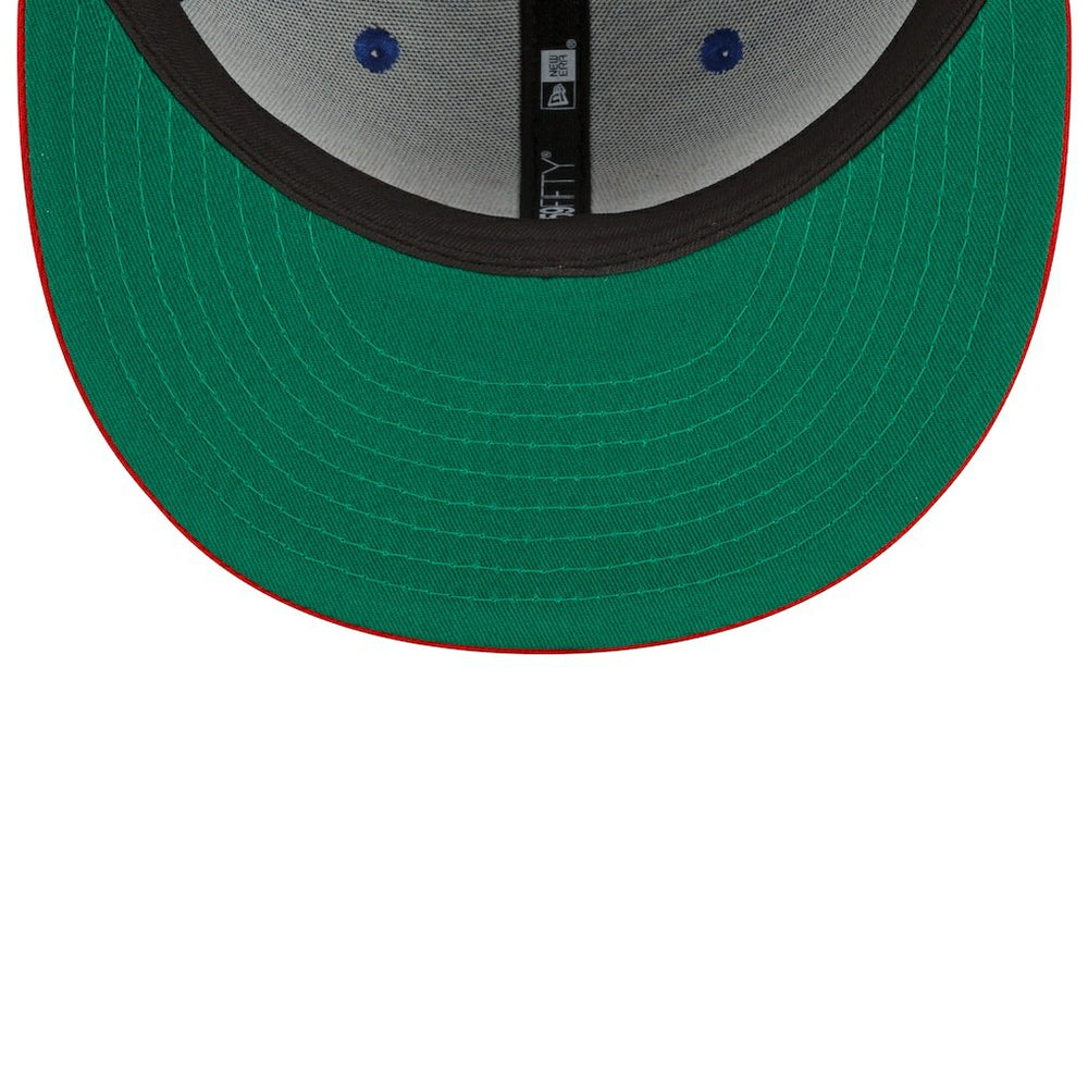 New York Giants New Era NFL x Staple Collection 59FIFTY Fitted Hat - Royal/Red Hats