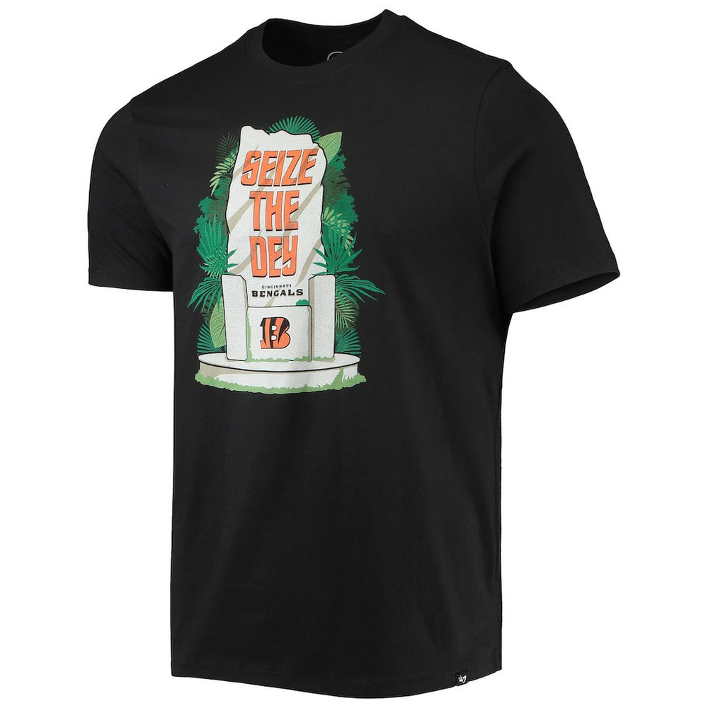 Cincinnati Bengals '47 Logo Super Rival T-Shirt - Black T-shirts