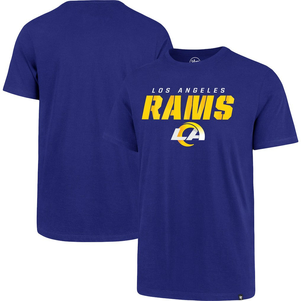 Los Angeles Rams '47 Logo Traction Super Rival T-Shirt - Royal T-shirts