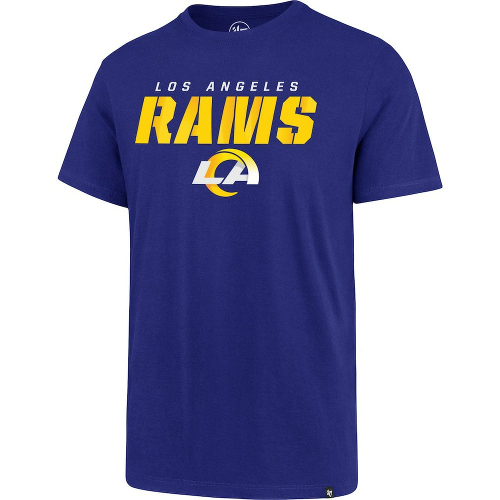 Los Angeles Rams '47 Logo Traction Super Rival T-Shirt - Royal T-shirts