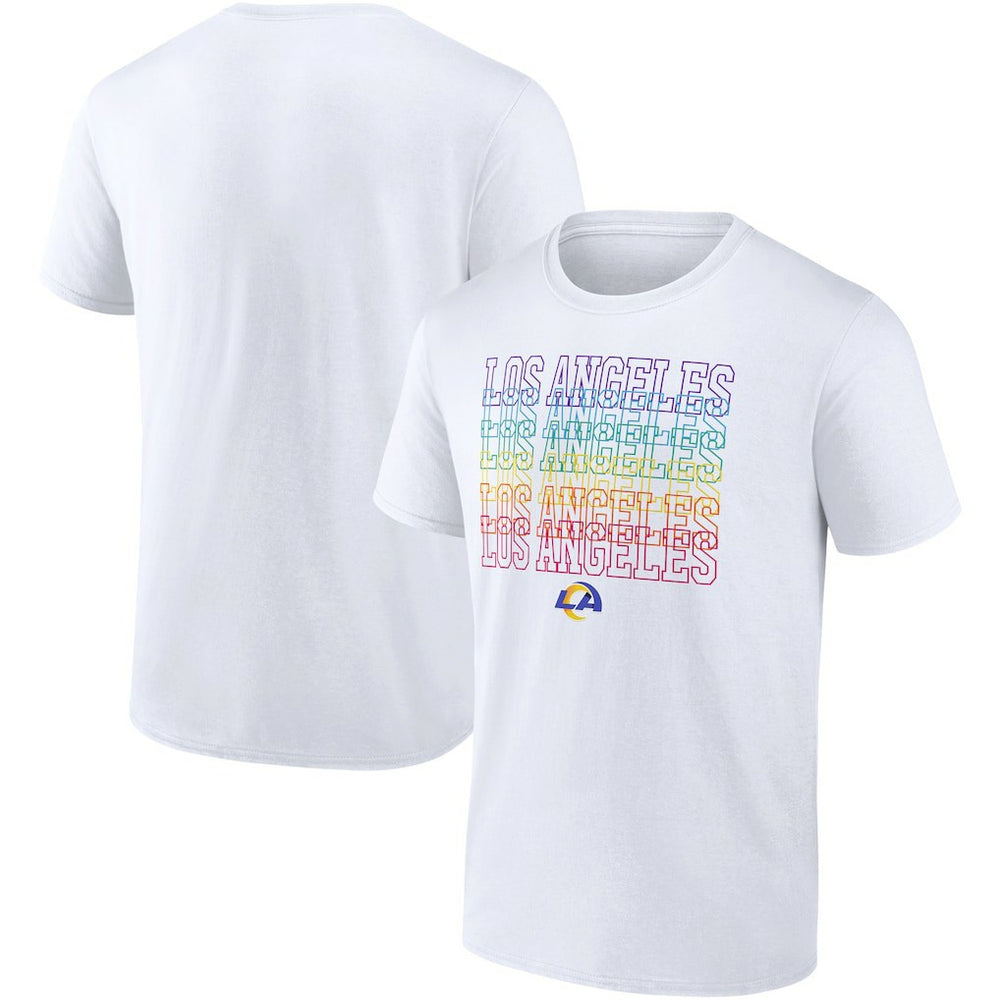 Los Angeles Rams City Pride Team T-Shirt - White T-shirts