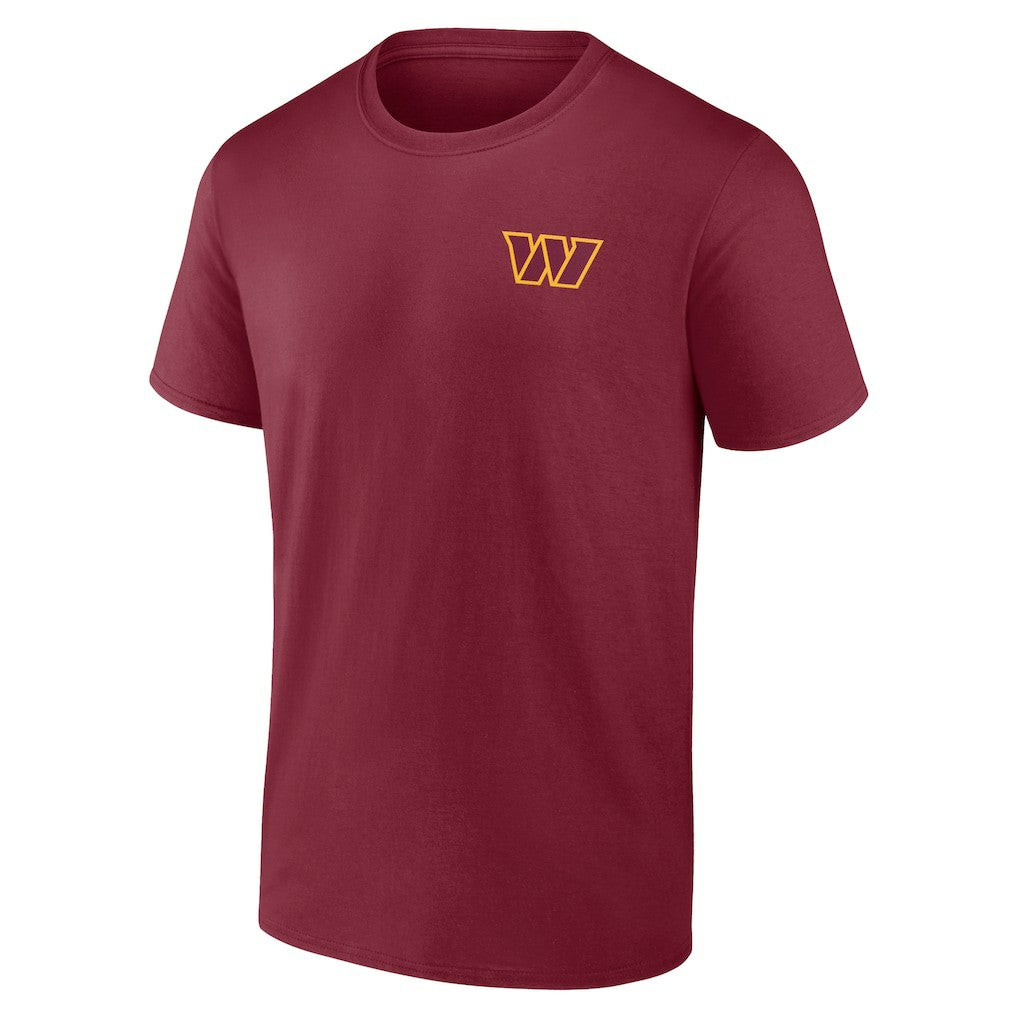 Washington Commanders Team #1 Dad T-Shirt - Burgundy T-shirts