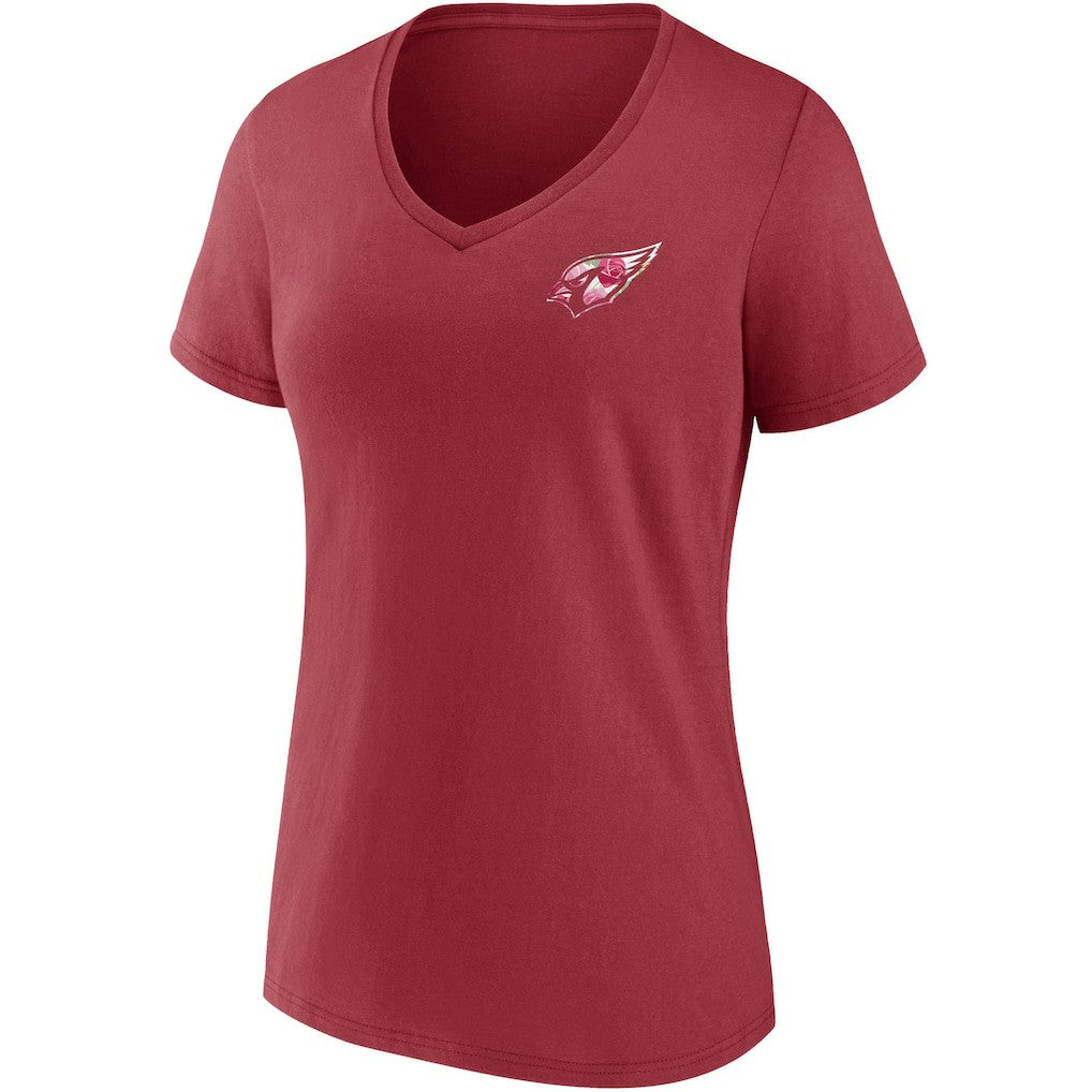 Arizona Cardinals Women's Team Mother's Day V-Neck T-Shirt - Cardinal T-shirts