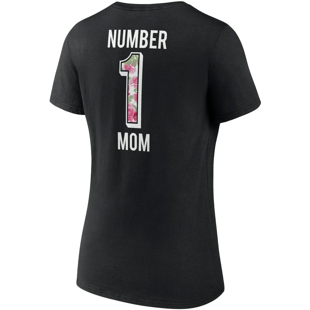 Cincinnati Bengals Women's Team Mother's Day V-Neck T-Shirt - Black T-shirts