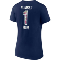 Seattle Seahawks Women's Team Mother's Day V-Neck T-Shirt - College Navy T-shirts