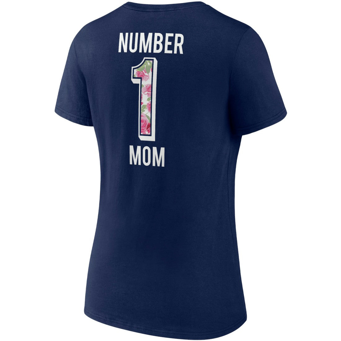 Denver Broncos Women's Team Mother's Day V-Neck T-Shirt - Navy T-shirts