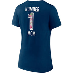 Chicago Bears Women's Team Mother's Day V-Neck T-Shirt - Navy T-shirts