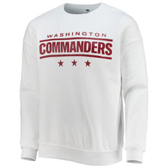 Washington Commanders NFL x Darius Rucker Collection Star Sponge Fleece Pullover Sweatshirt - White Pullover