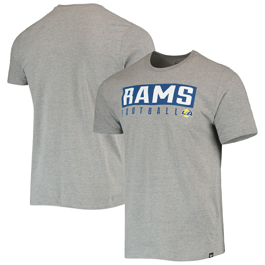 Los Angeles Rams '47 Major Super Rival T-Shirt - Gray T-shirts