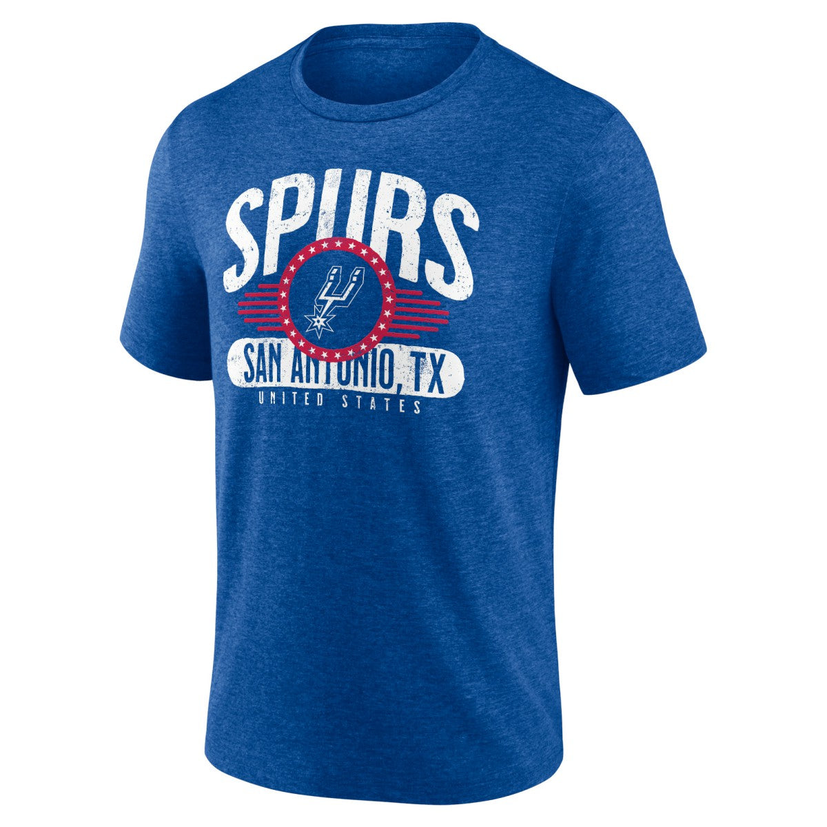 San Antonio Spurs Badge of Honor Tri-Blend T-Shirt Royal outlet