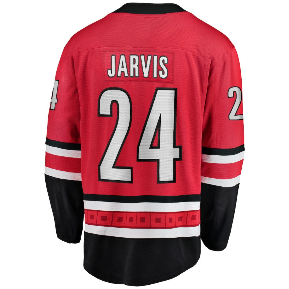 Seth Jarvis Carolina Hurricanes Fanatics Alternate Breakaway Player Jersey - Red | US 4724192