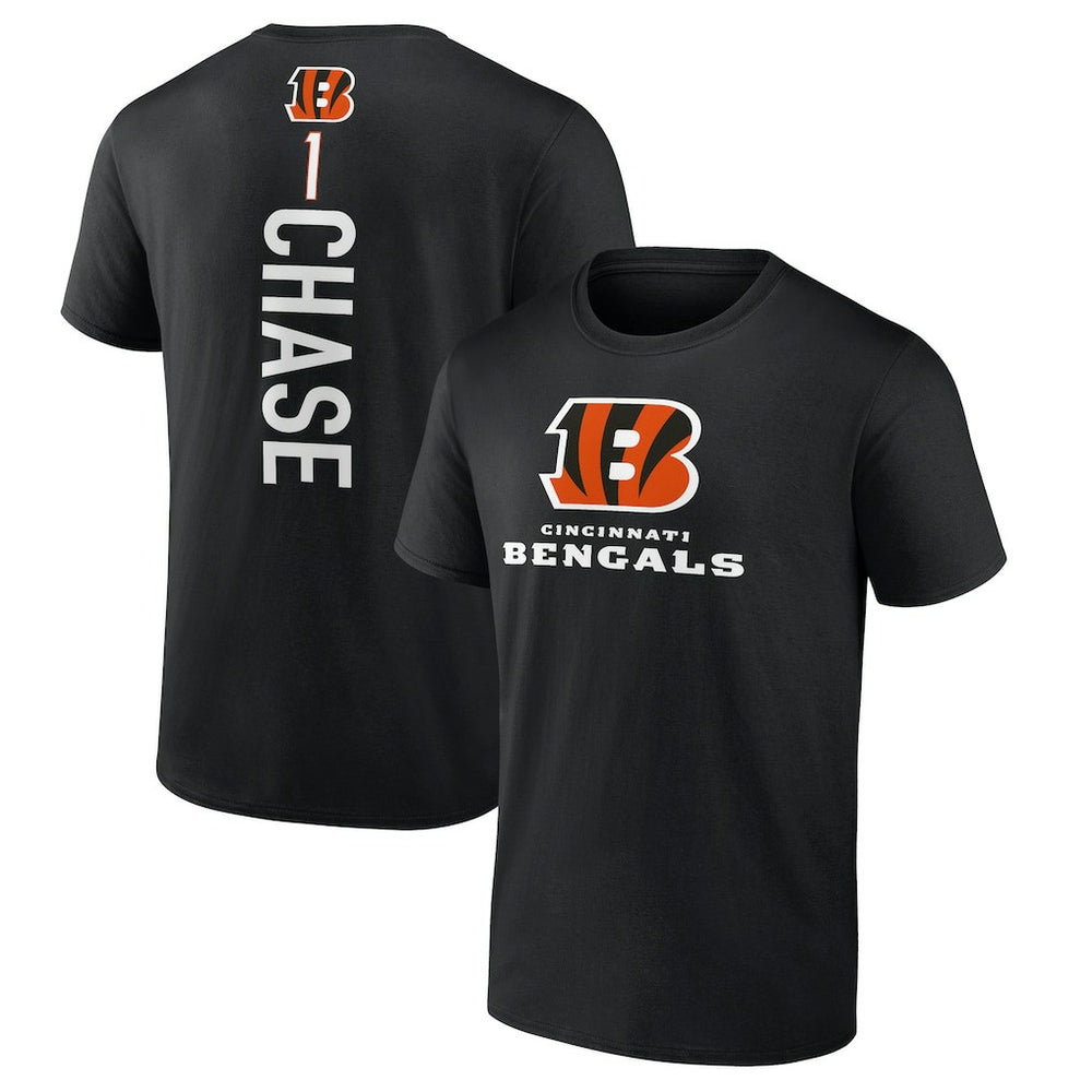 Ja'Marr Chase Cincinnati Bengals Playmaker T-Shirt - Black T-shirts