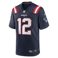 Tom Brady New England Patriots Game Retired Player Jersey - Navy Jerseys