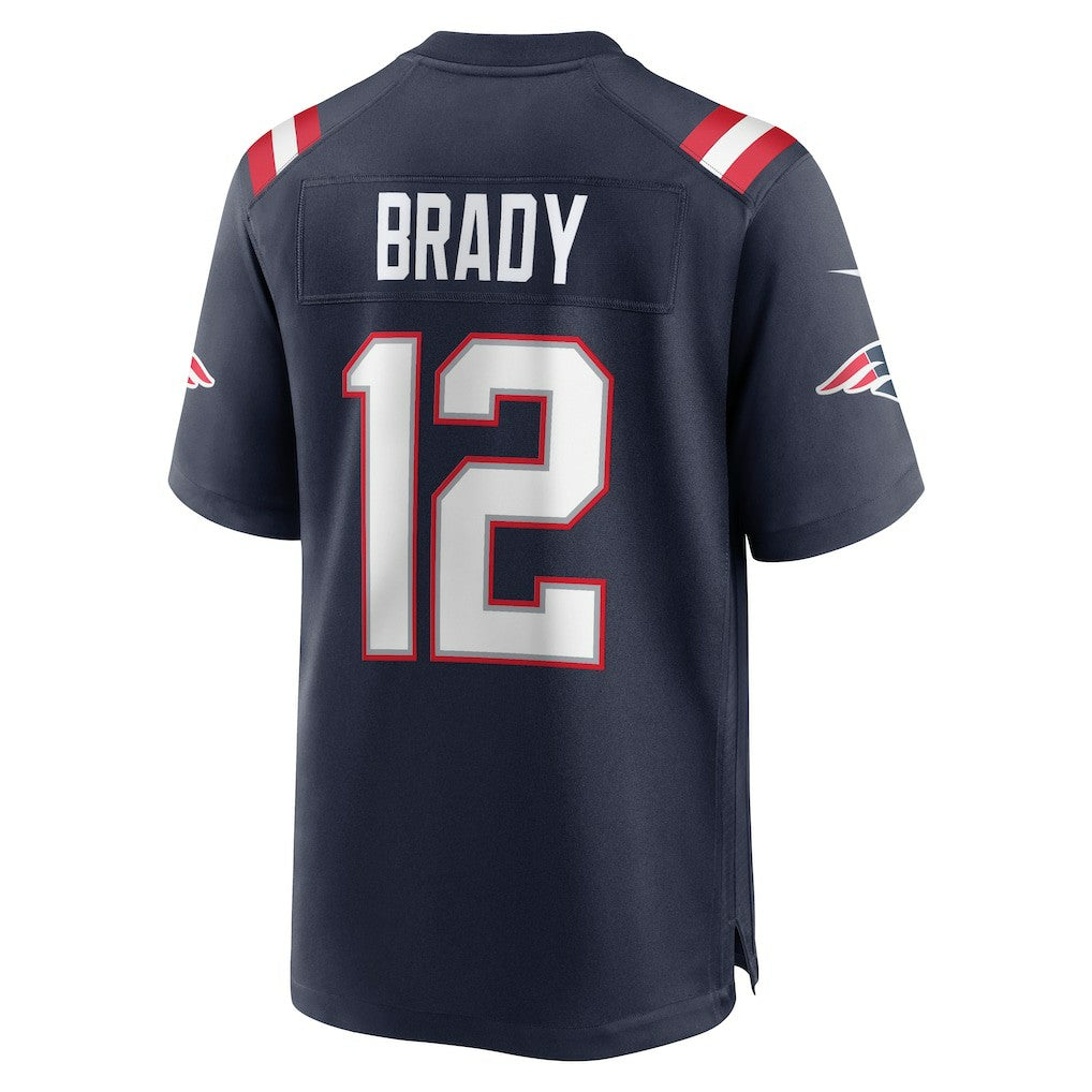 Tom Brady New England Patriots Game Retired Player Jersey - Navy Jerseys
