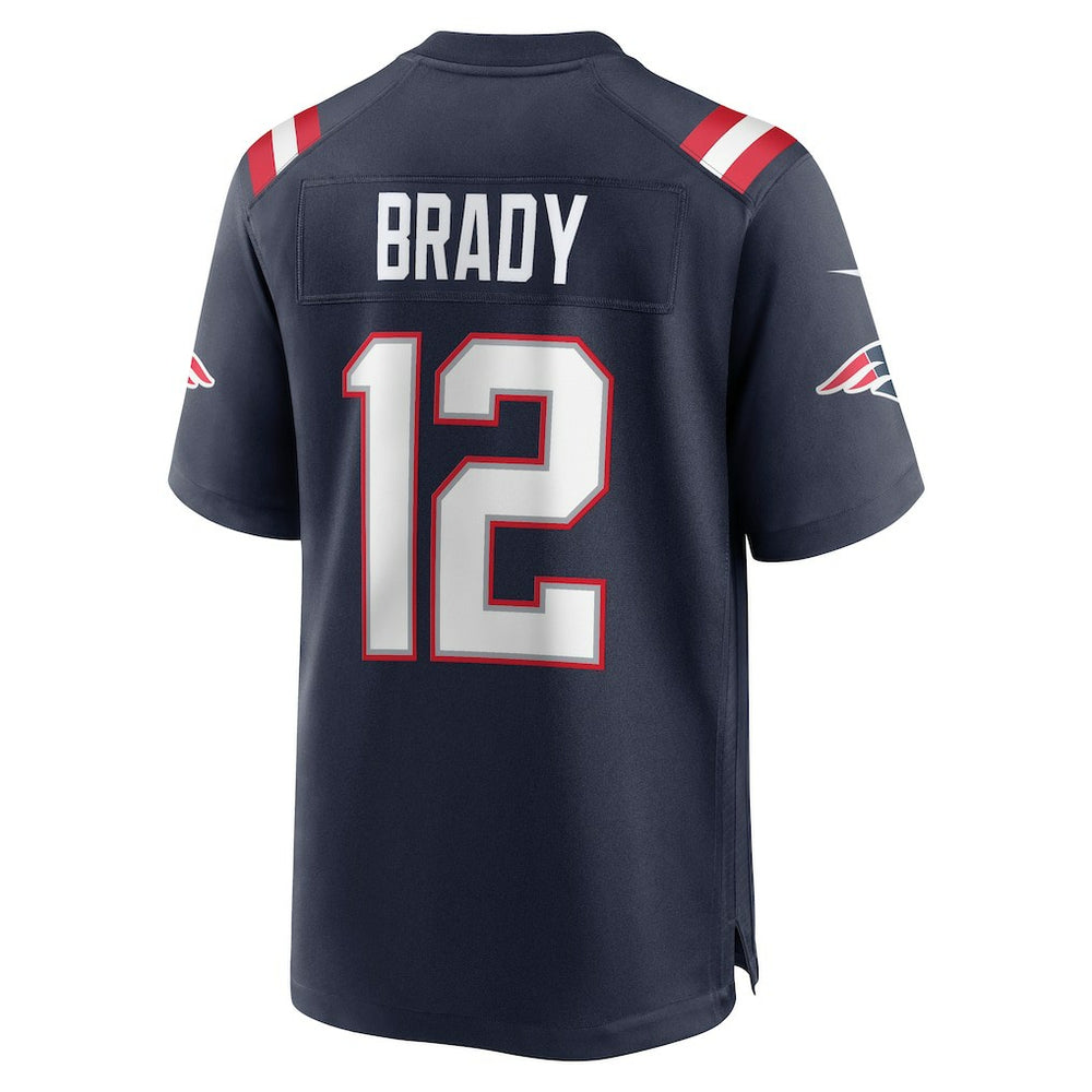 Tom Brady New England Patriots Game Retired Player Jersey - Navy Jerseys