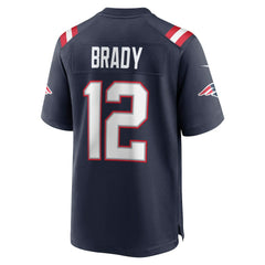 Tom Brady New England Patriots Game Retired Player Jersey - Navy Jerseys
