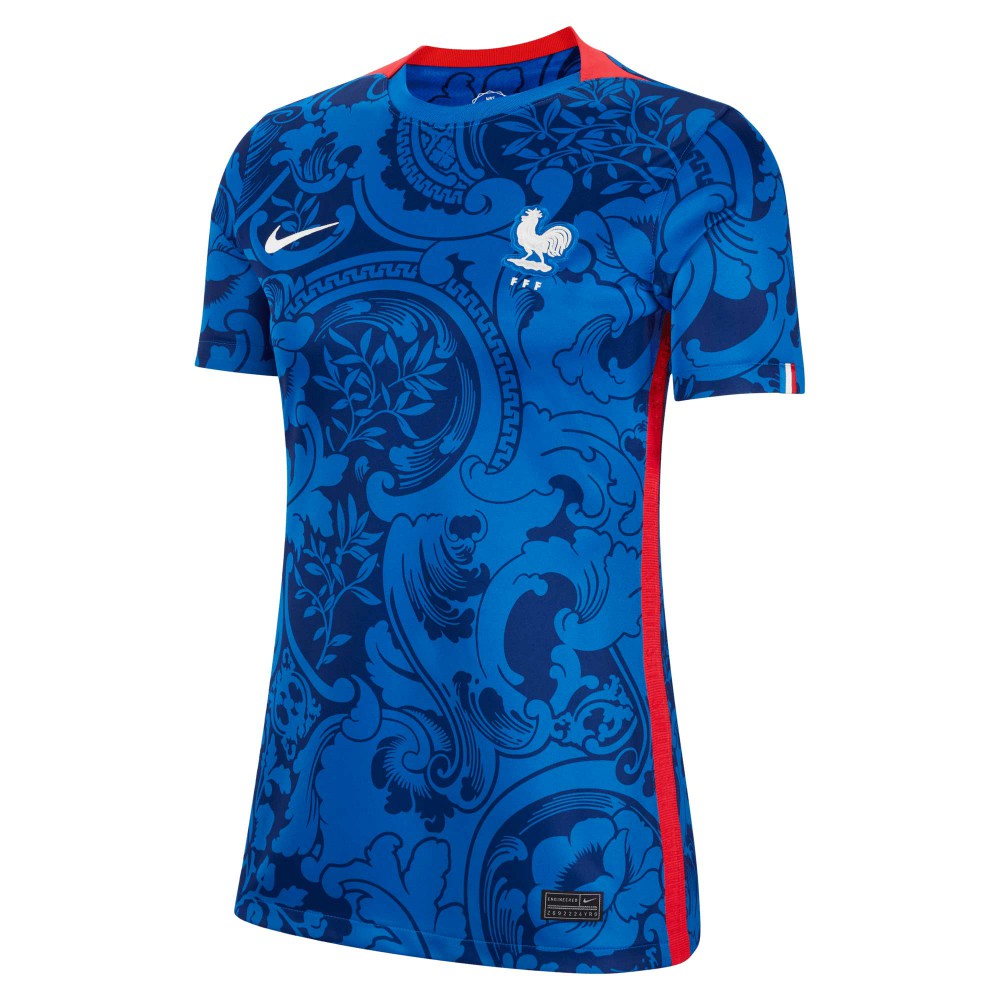 France Women's National Team Women's 2022/23 Home Replica Blank Jersey Blue - Nike discount