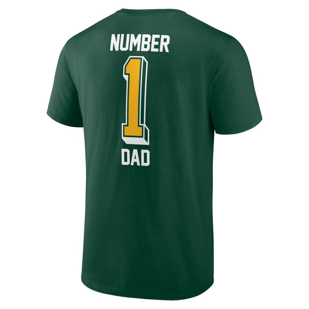 Green Bay Packers Number One Dad T-Shirt - Green T-shirts