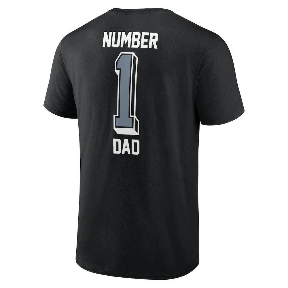 Las Vegas Raiders Number One Dad T-Shirt - Black T-shirts