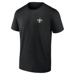 New Orleans Saints Number One Dad T-Shirt - Black T-shirts