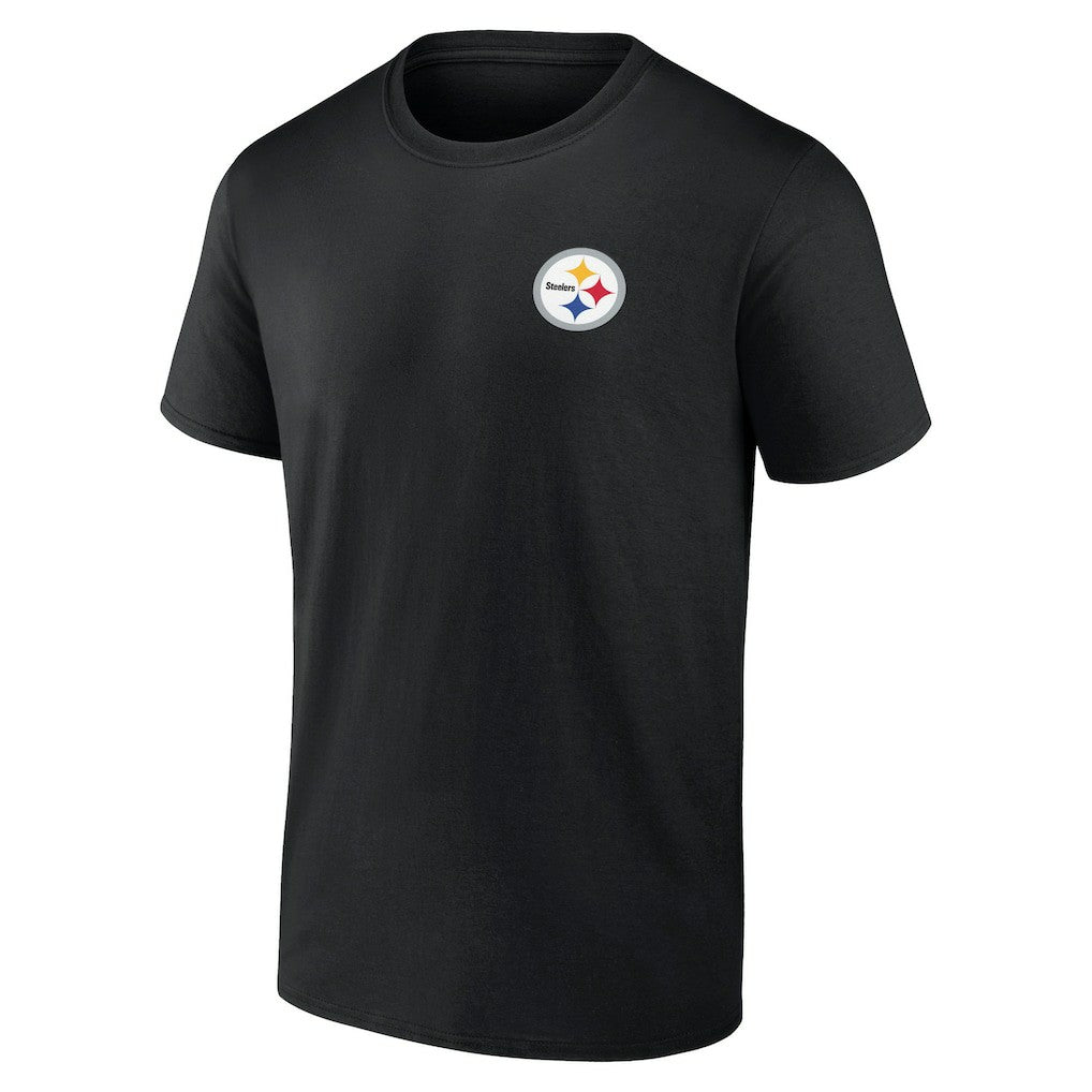 Pittsburgh Steelers Number One Dad T-Shirt - Black T-shirts