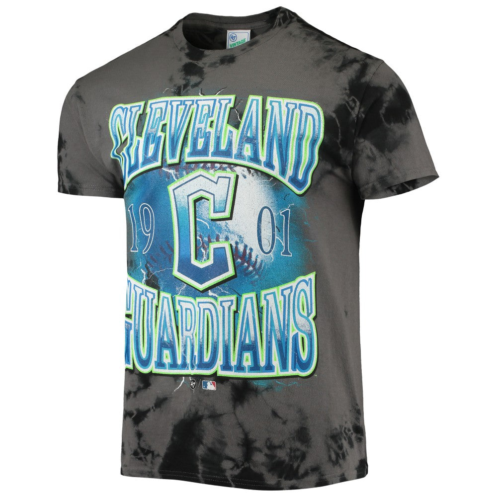 Cleveland Guardians '47 Wonder Boy Vintage Tubular T-Shirt - Charcoal T-shirts