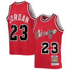 Michael Jordan Chicago Bulls Youth 1984/85 Hardwood Classics Authentic Jersey Red - Mitchell & Ness