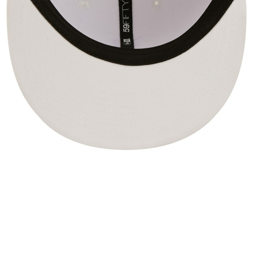 Detroit Tigers New Era White on White 59FIFTY Fitted Hat Hats