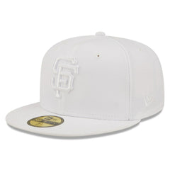 San Francisco Giants New Era White on White 59FIFTY Fitted Hat Hats