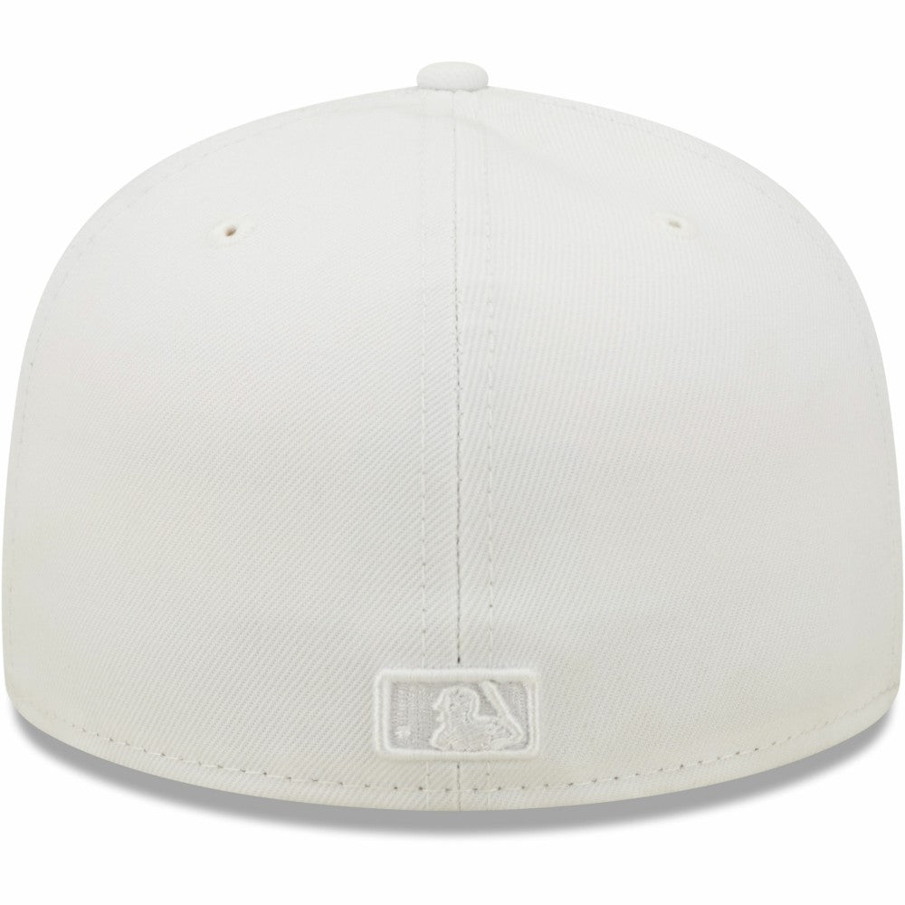 Cleveland Guardians New Era White on White 59FIFTY Fitted Hat Hats